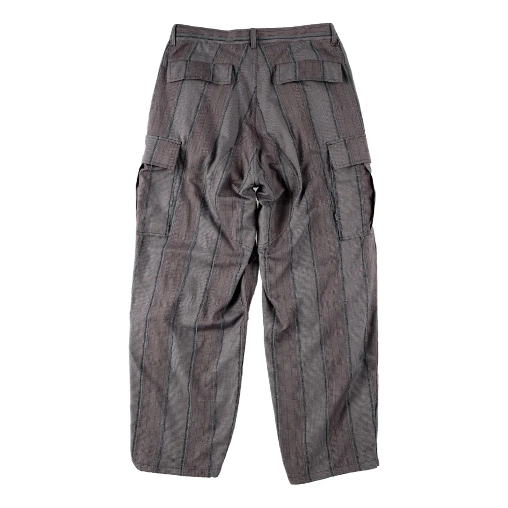 MAGICSTICK T-KMG FATIGUE PANTS-GREEN PLAID