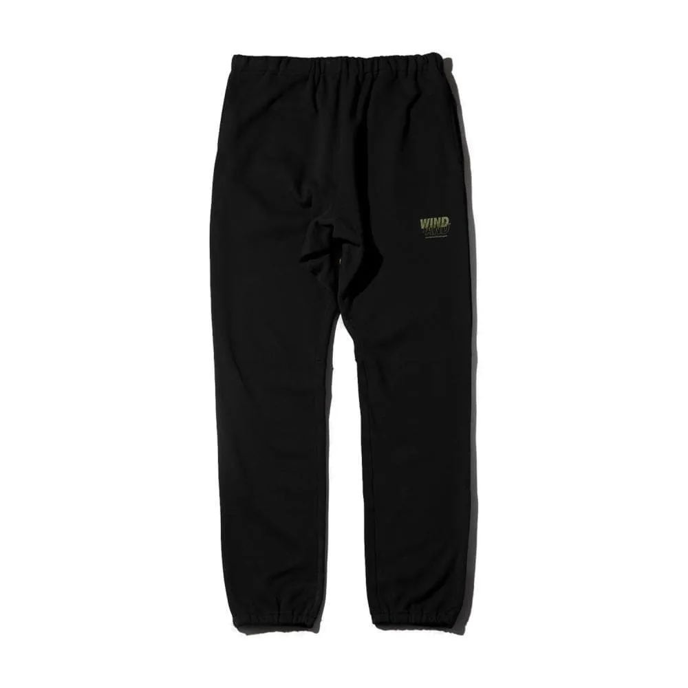 MAGICSTICK WIND AND SEA X MAGIC STICK OG LOGO SWEAT PANTS-BLACK