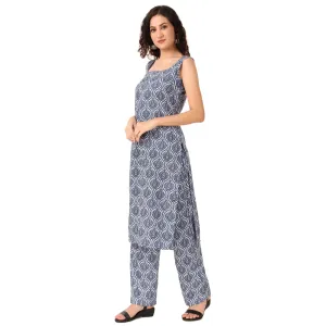 Magnetism Indigo Kurta with Pant