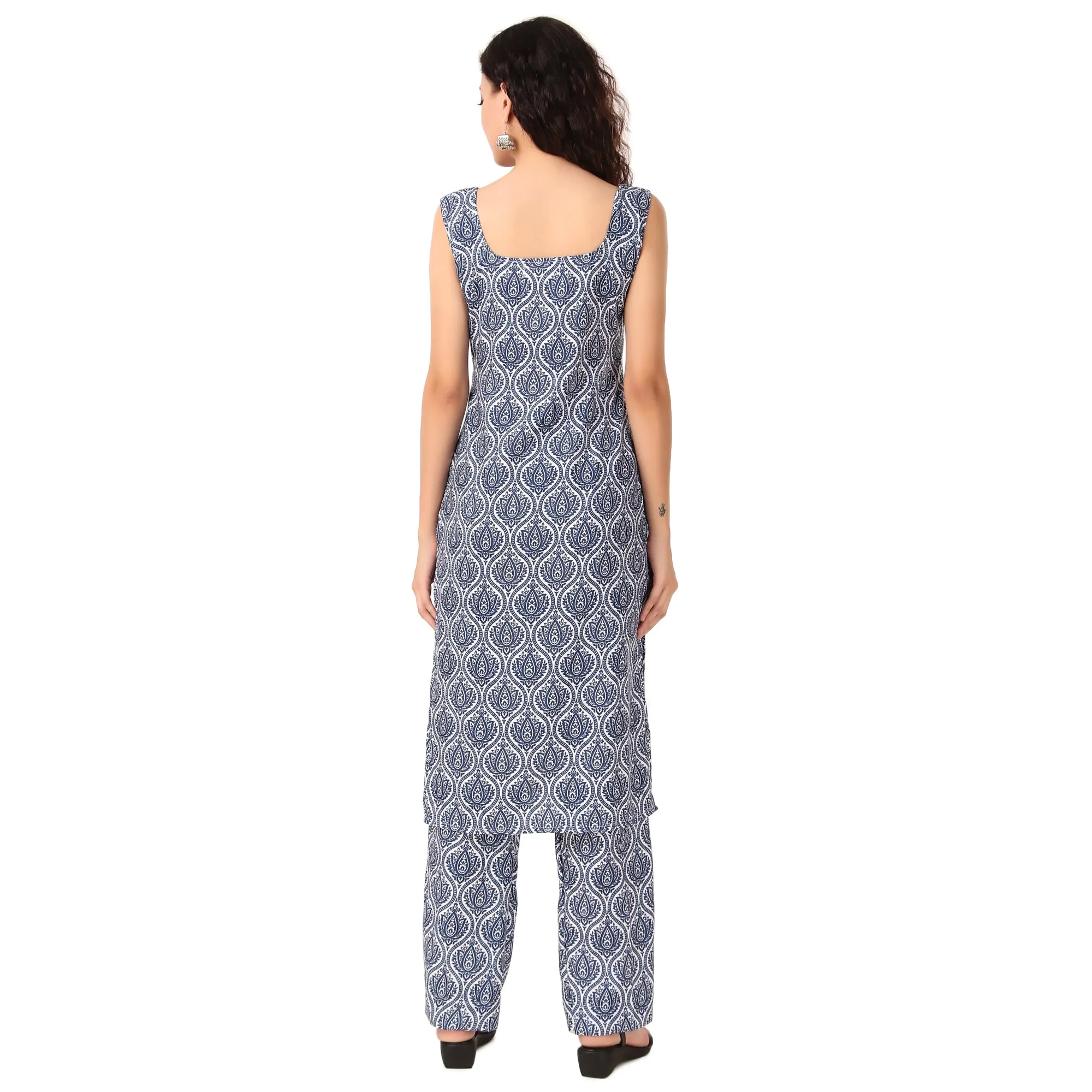 Magnetism Indigo Kurta with Pant