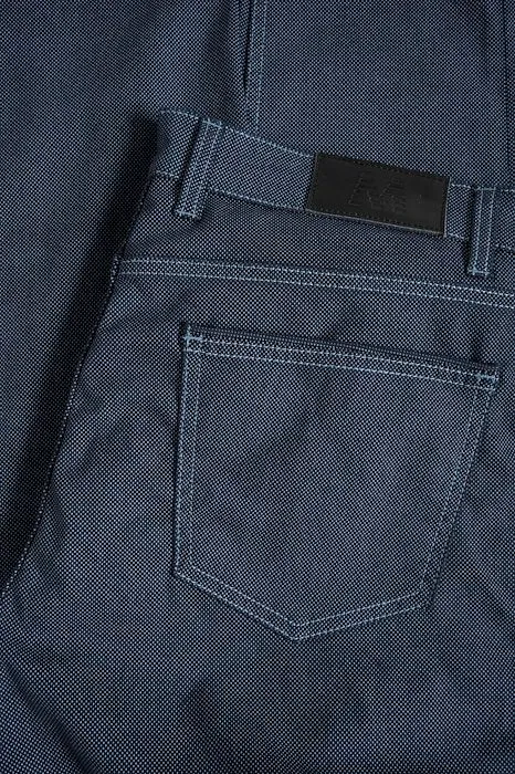 Matinique Pete Textured Pants Blue