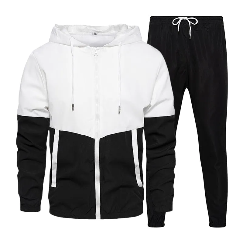 Men's Sets Two Piece Set Tracksuit Casual Zipper Jacket   Pants Harajuku Sport Suit Spring and Autumn 2 Piece Hoodies Sportswear