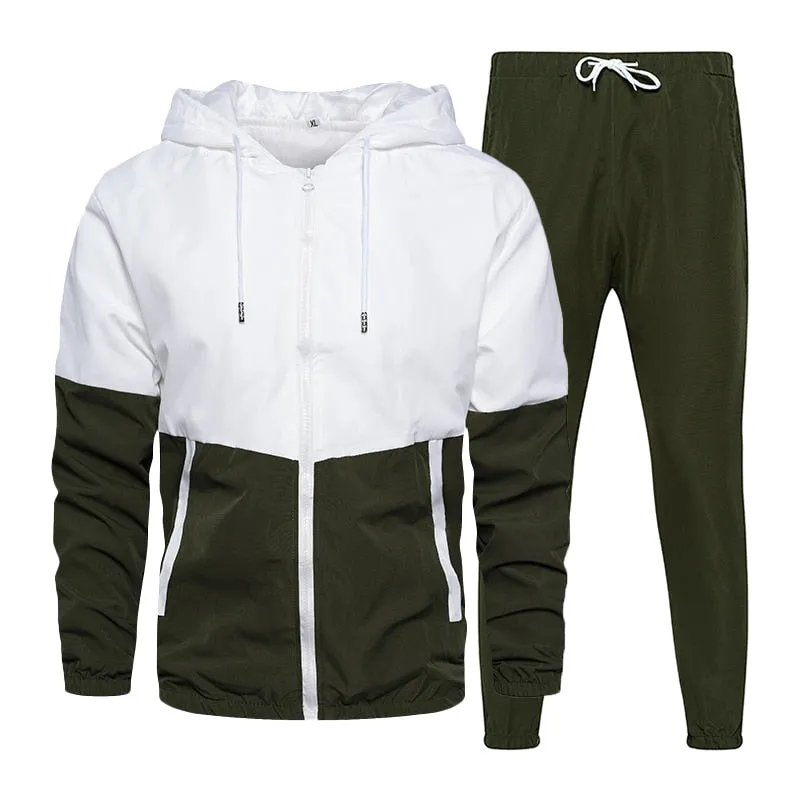 Men's Sets Two Piece Set Tracksuit Casual Zipper Jacket   Pants Harajuku Sport Suit Spring and Autumn 2 Piece Hoodies Sportswear