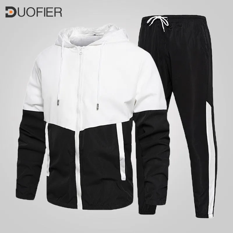 Men's Sets Two Piece Set Tracksuit Casual Zipper Jacket   Pants Harajuku Sport Suit Spring and Autumn 2 Piece Hoodies Sportswear