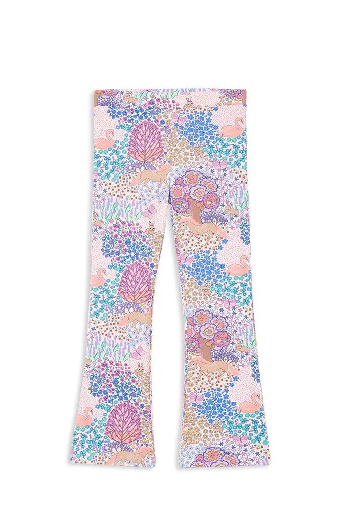 Milky - Patchwork Flared Legging