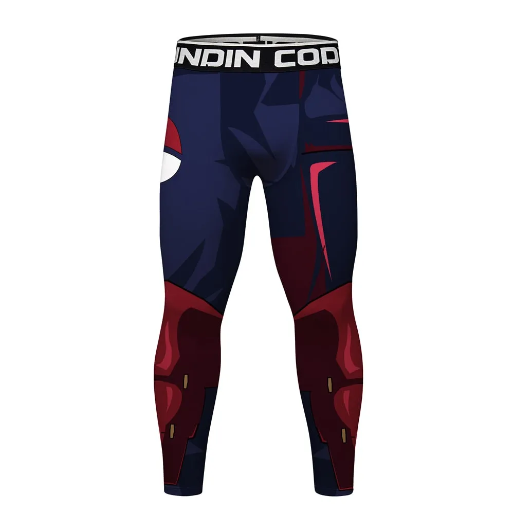 Naruto 'Madara' Elite Short Sleeve Compression Rash Guard Set