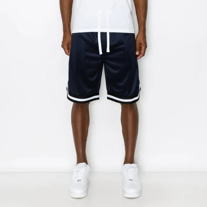 Navy Basketball Shorts - JS17