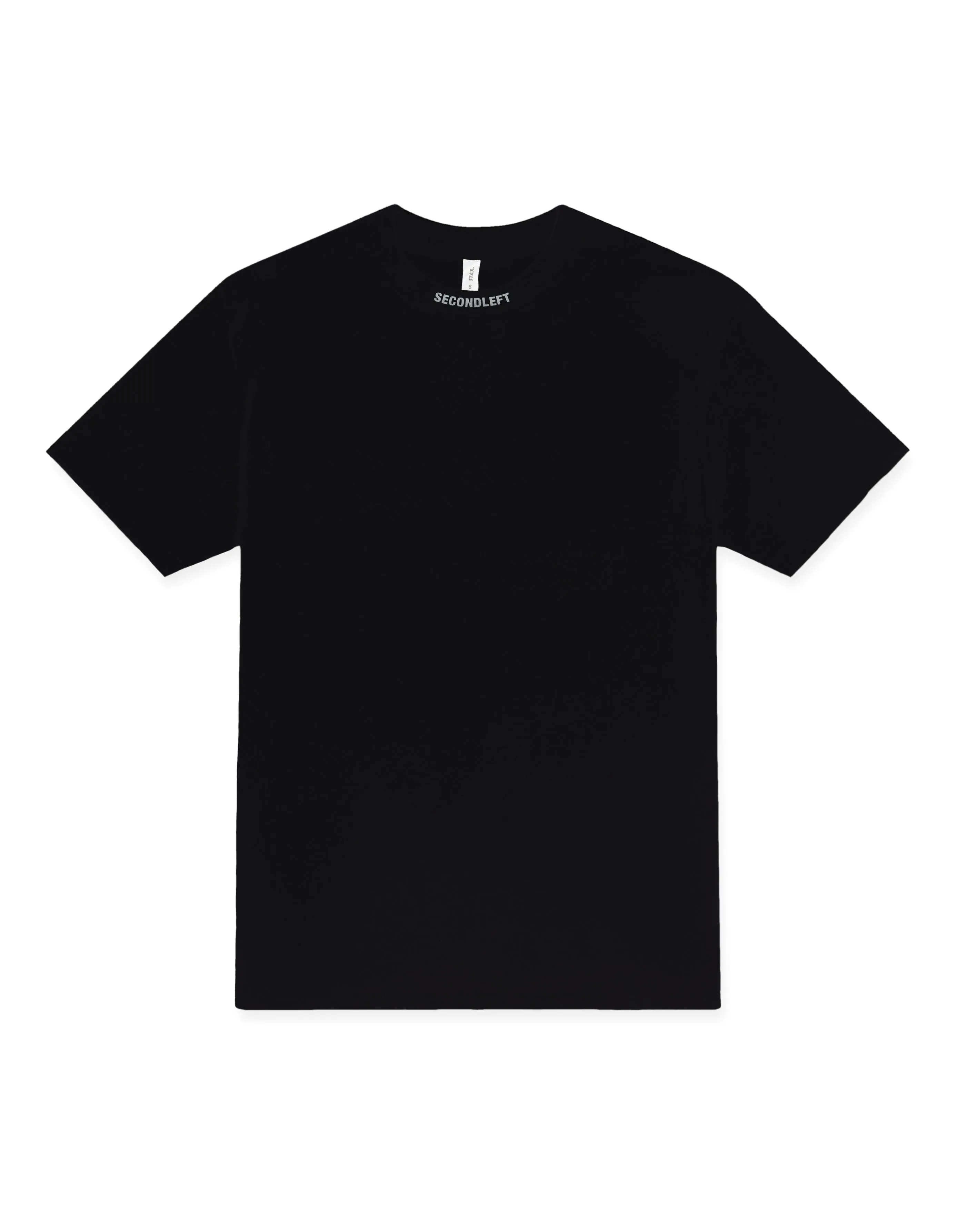 Neck Logo Tee - Black