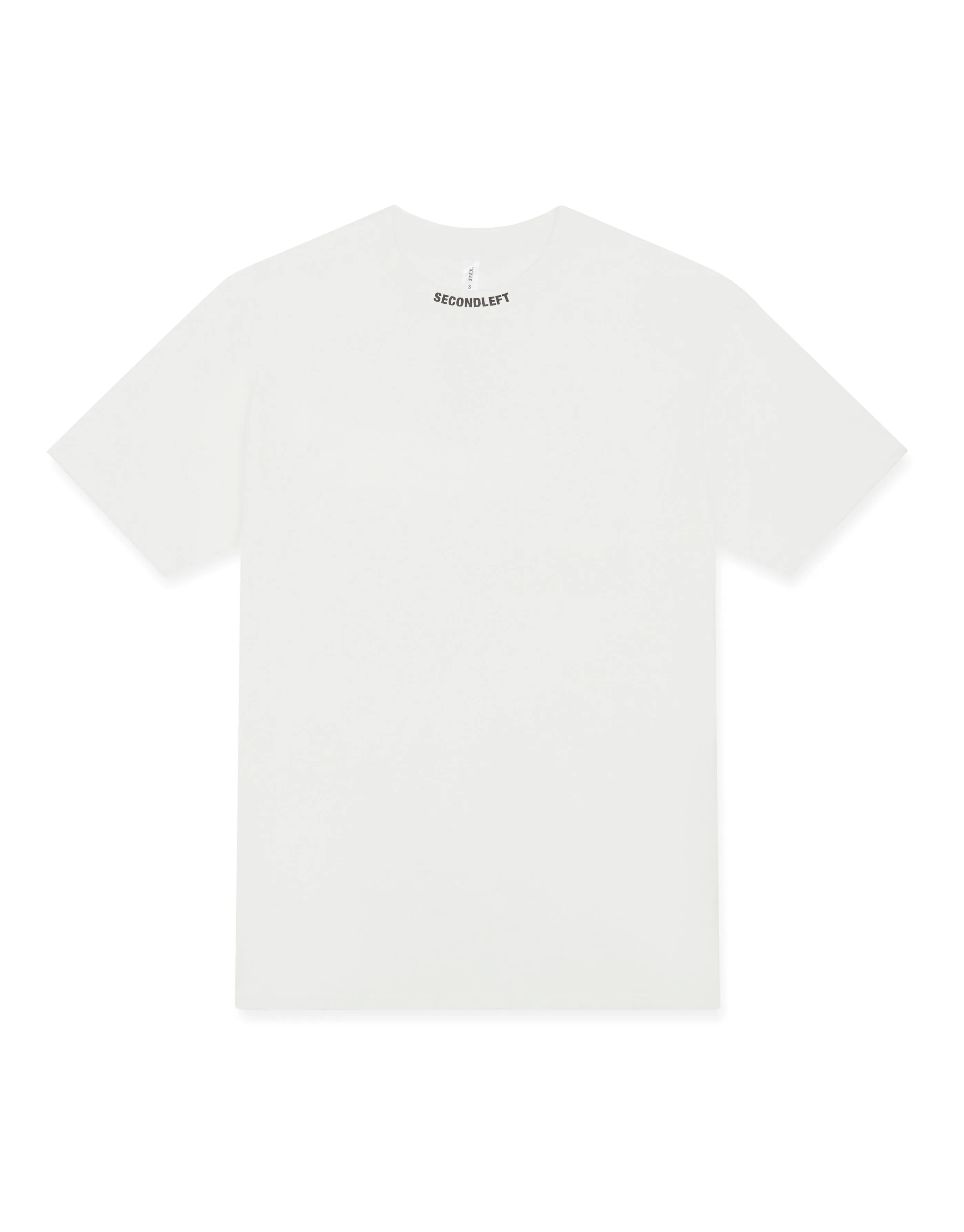 Neck Logo Tee - White