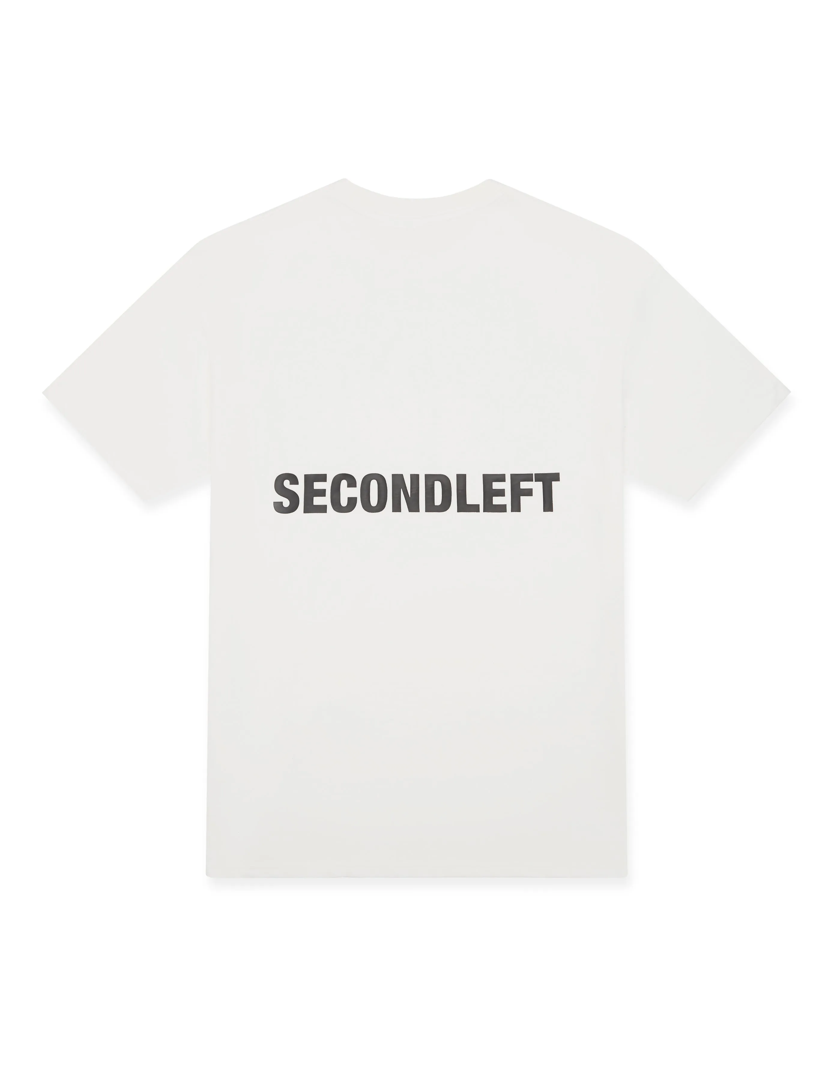 Neck Logo Tee - White