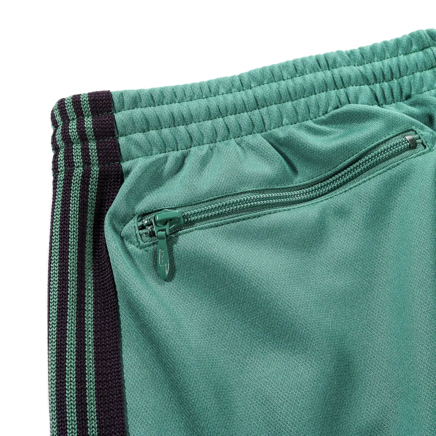 NEEDLES NARROW TRACK PANT POLY SMOOTH EMERALD