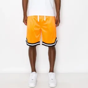 Neon Orange Basketball Shorts - JS17