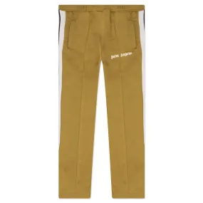 New Slim Track Pants - Bronze/Off White