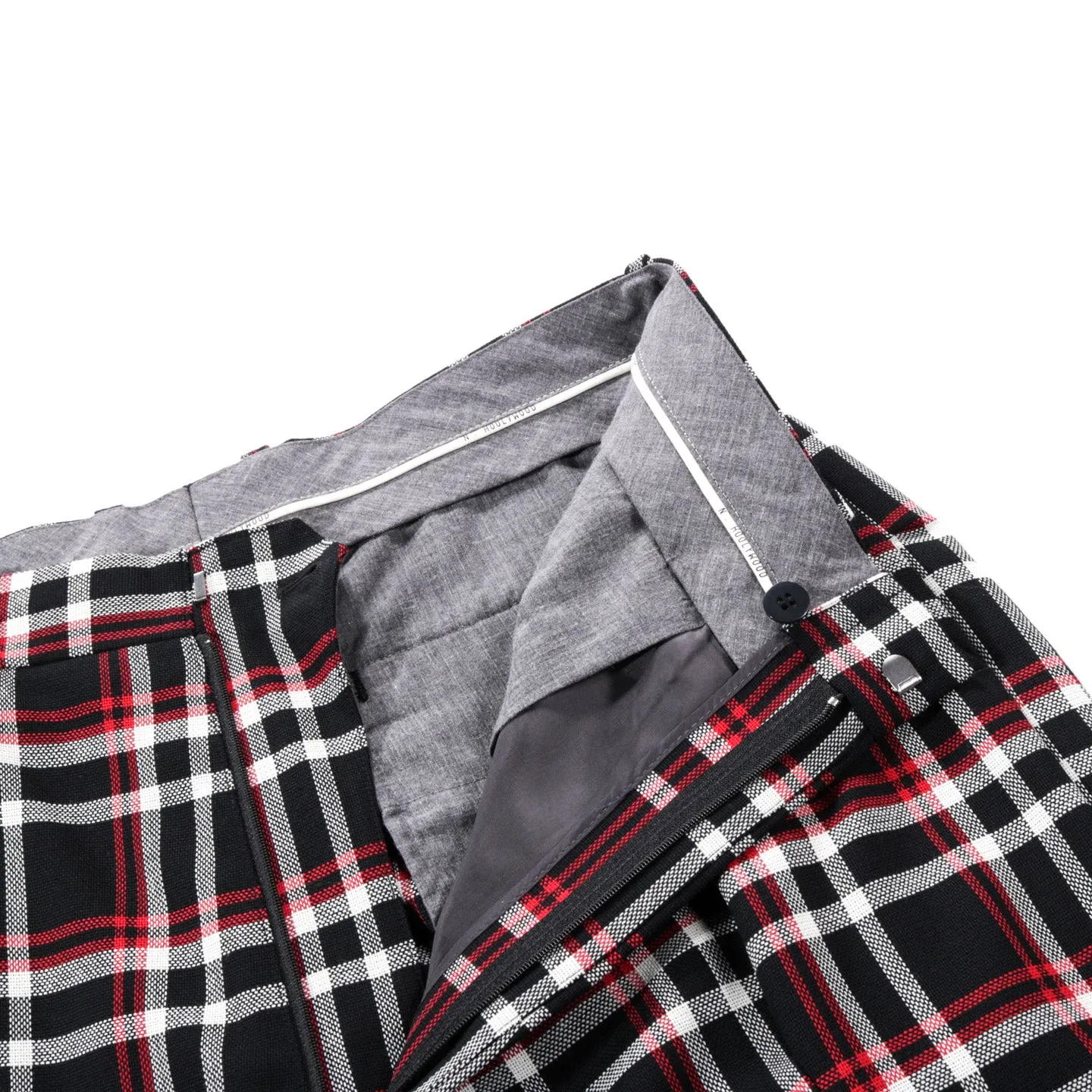 N.HOOLYWOOD 1201-PT06 UNDERCOVER PANTS BLACK CHECK