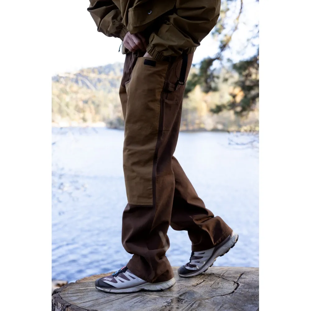 NINE POINT NINE HILL PANTS-OLIVE/ DARK GRN