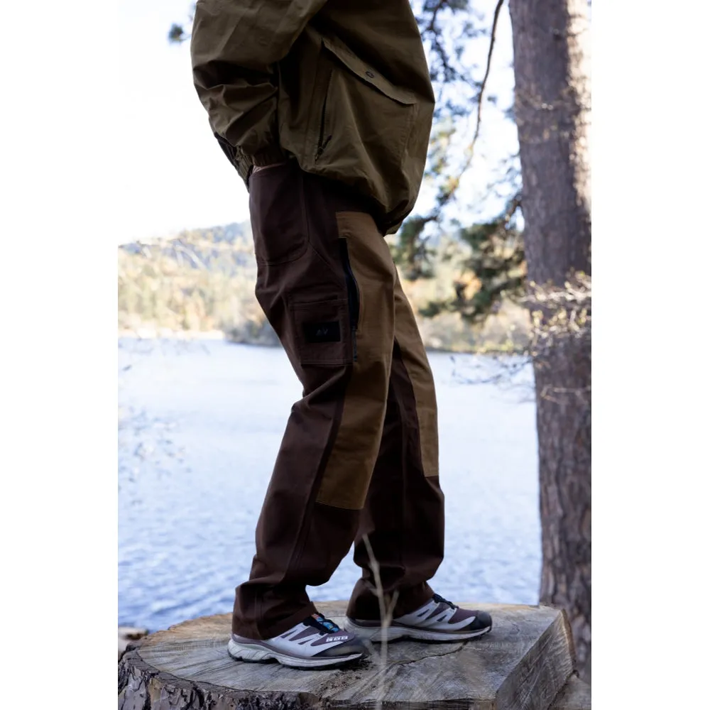 NINE POINT NINE HILL PANTS-OLIVE/ DARK GRN