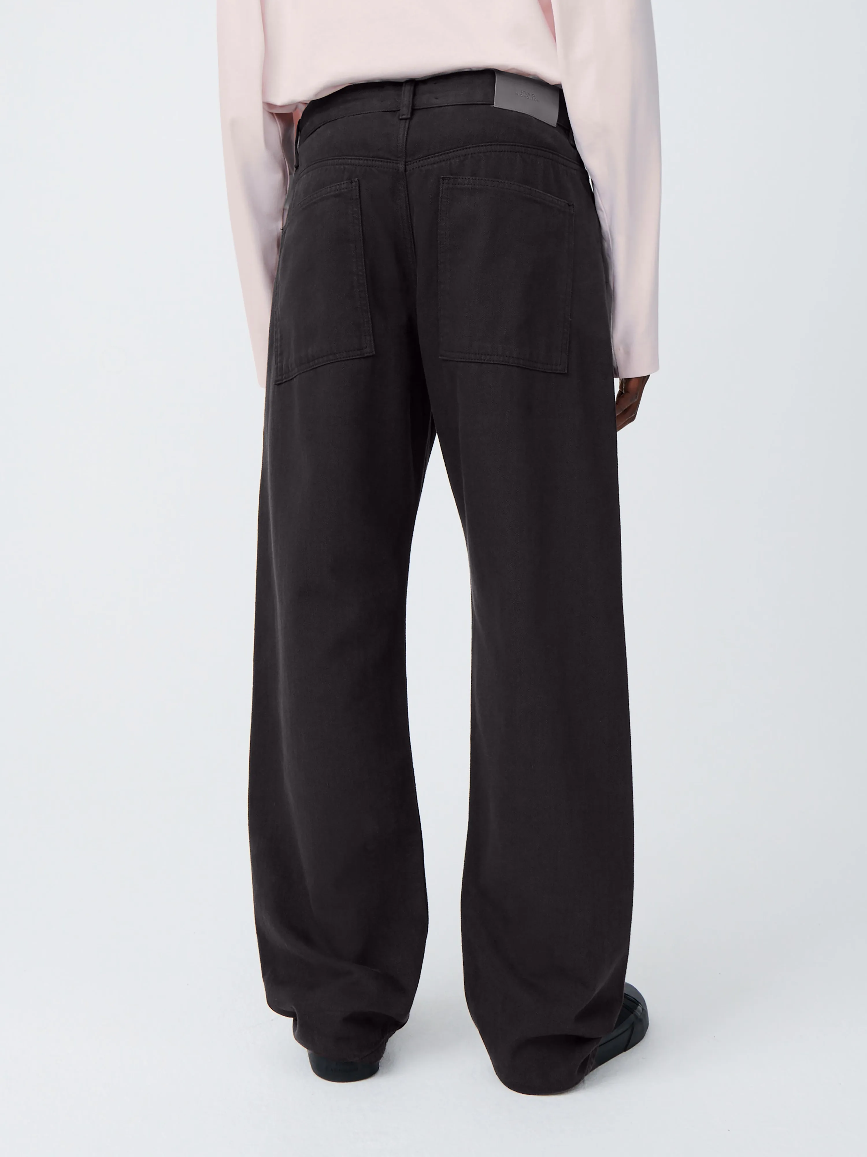 Reed Denim Pant in Black Grape