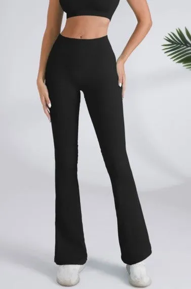 Ribbed Flare Yoga Pant