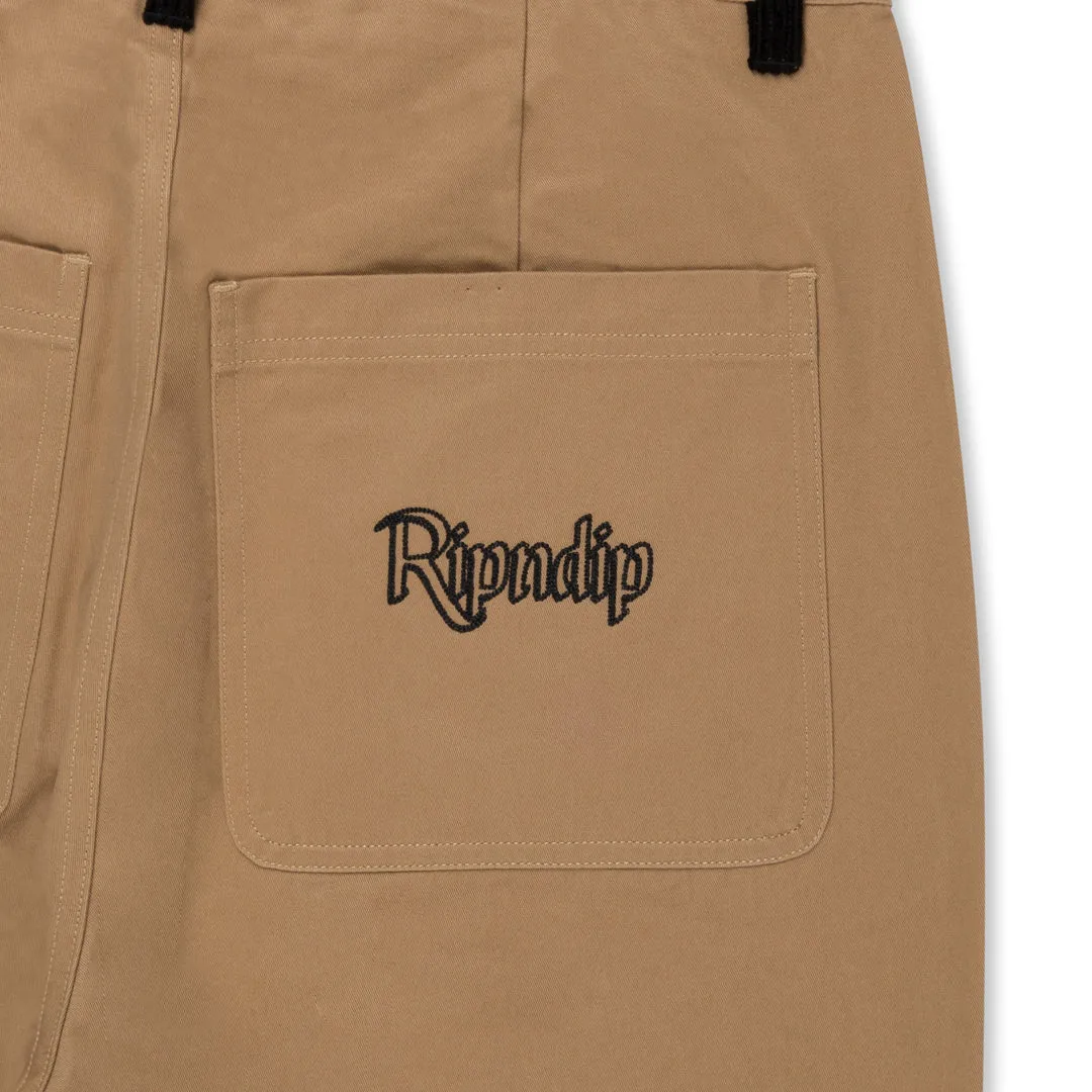 RIPNDIP MOTHER MARY PANTS-TAN