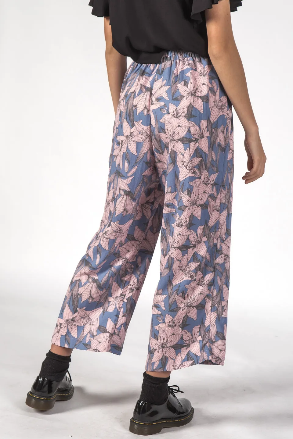 Sail Tropical Lily Blue Print Pant