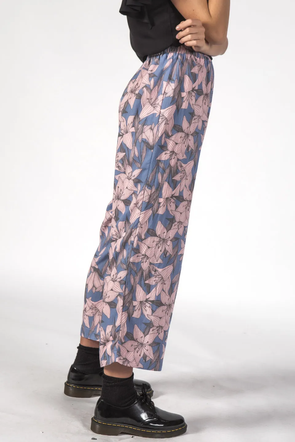 Sail Tropical Lily Blue Print Pant