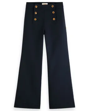 SCOTCH AND SODA FW23 High Rise Wide Leg Sailor Pants