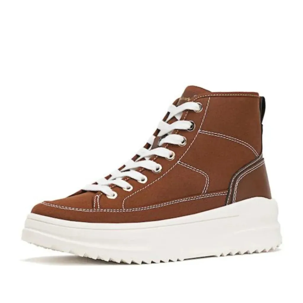 STRADIVARIUS Fabric High Top Trainers Women