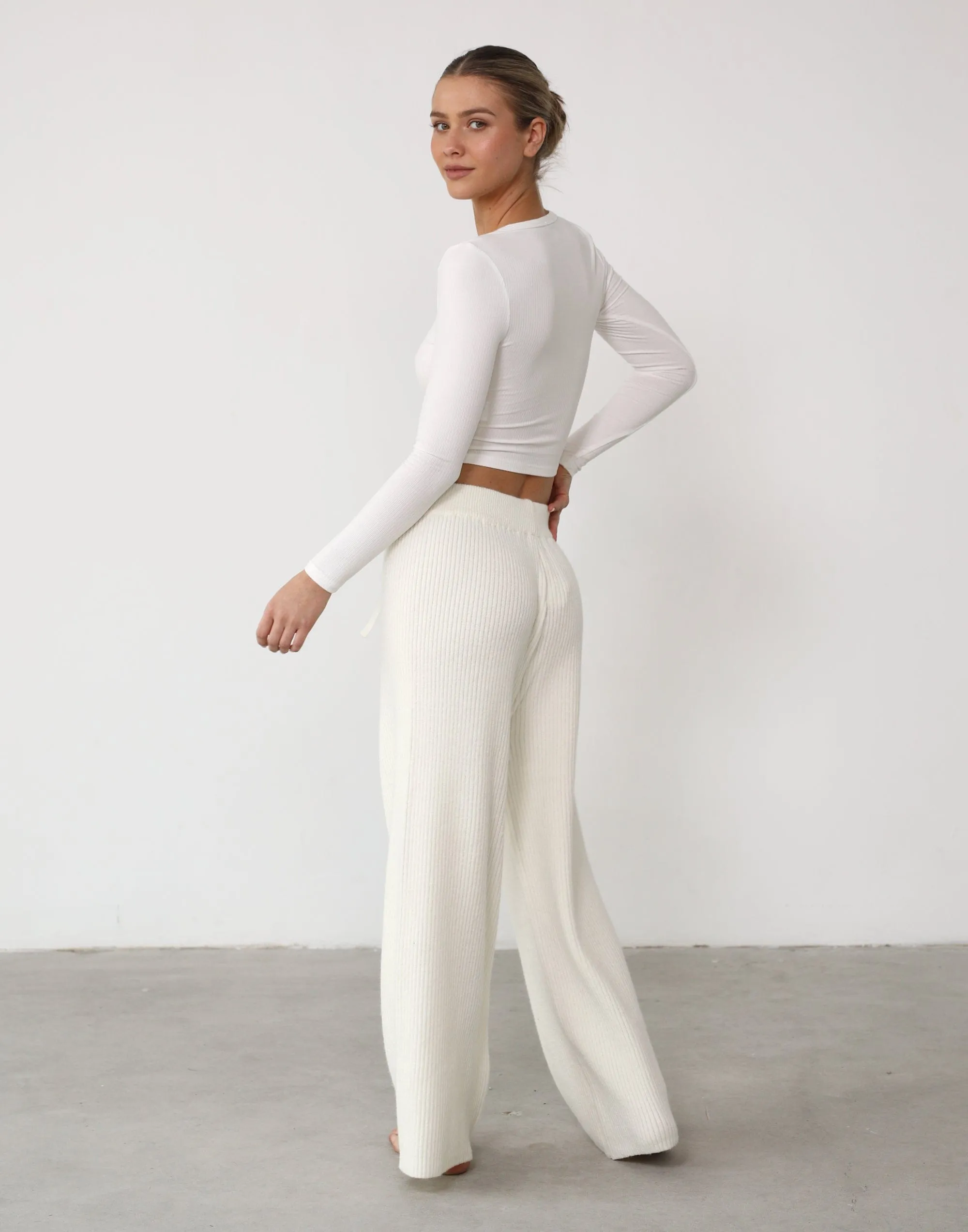 Tavinia Knit Pants (Cream)