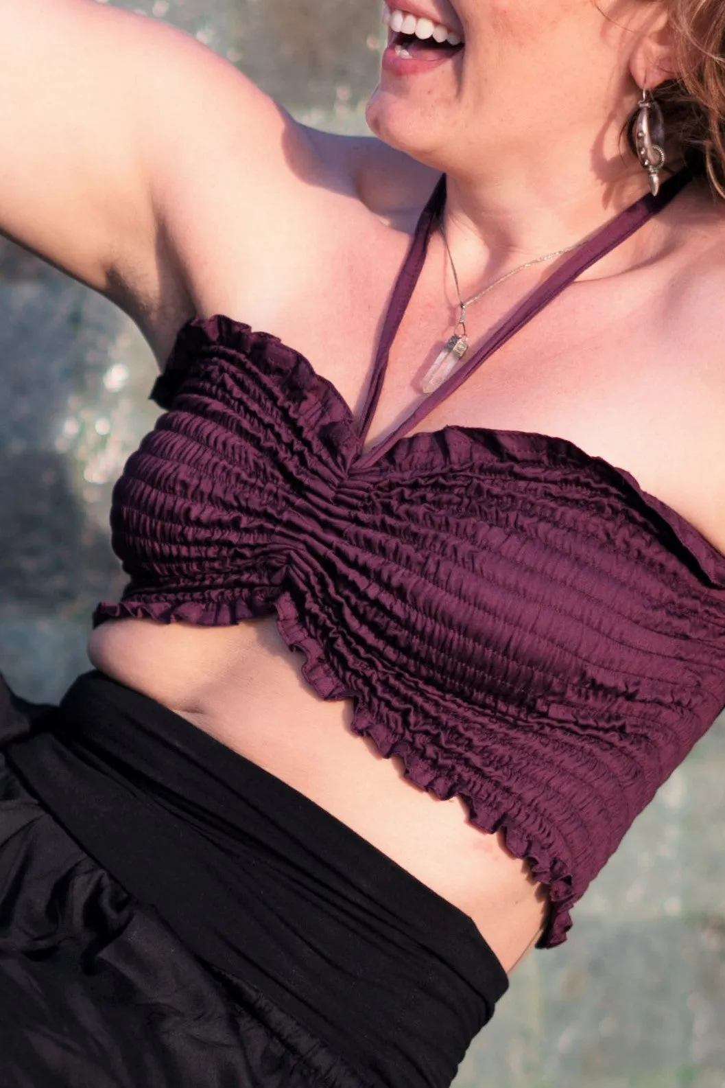 Tube Top in Plum