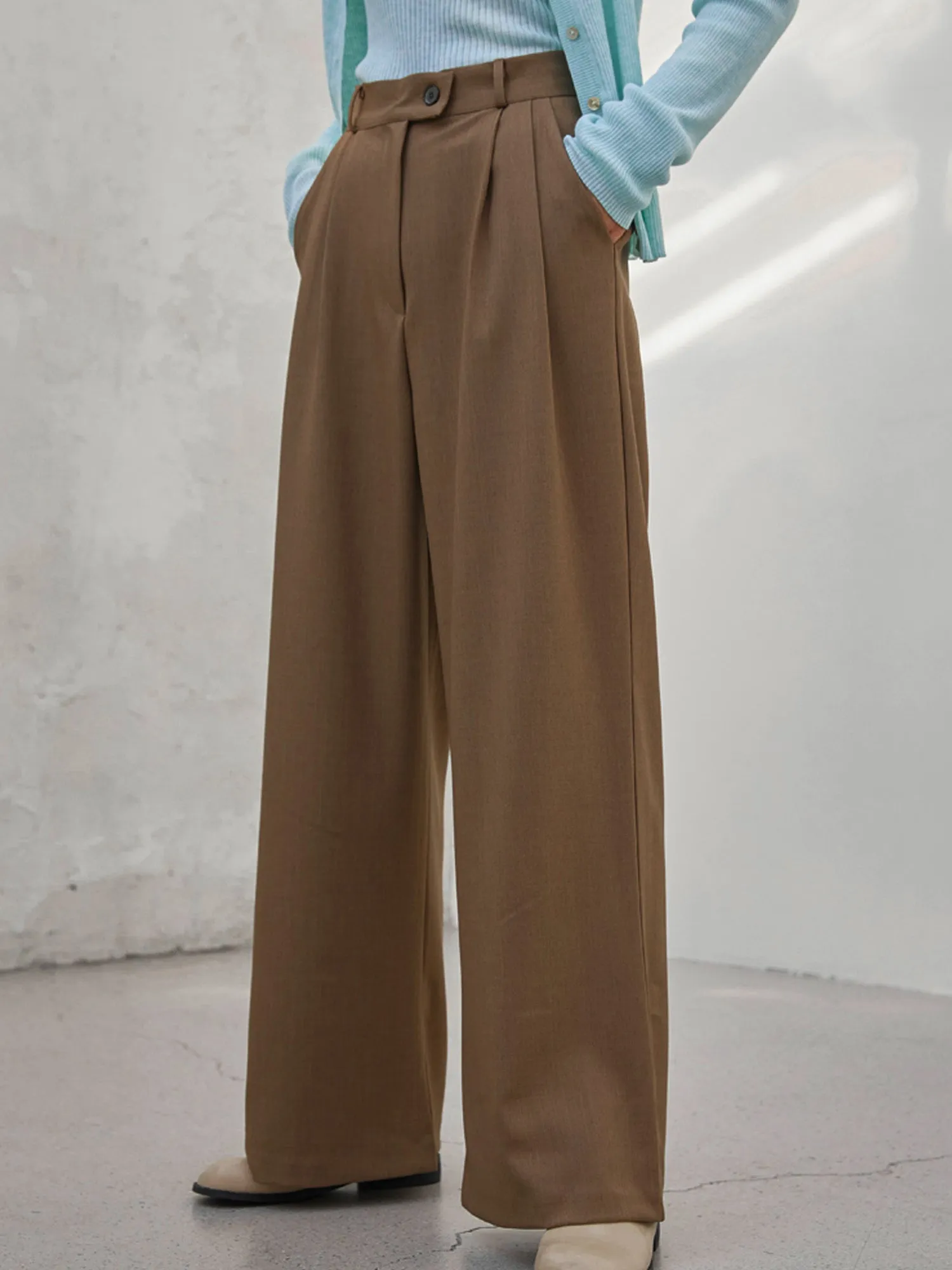 Wide Slacks Pants