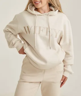 Wifey Hoodie - Champagne