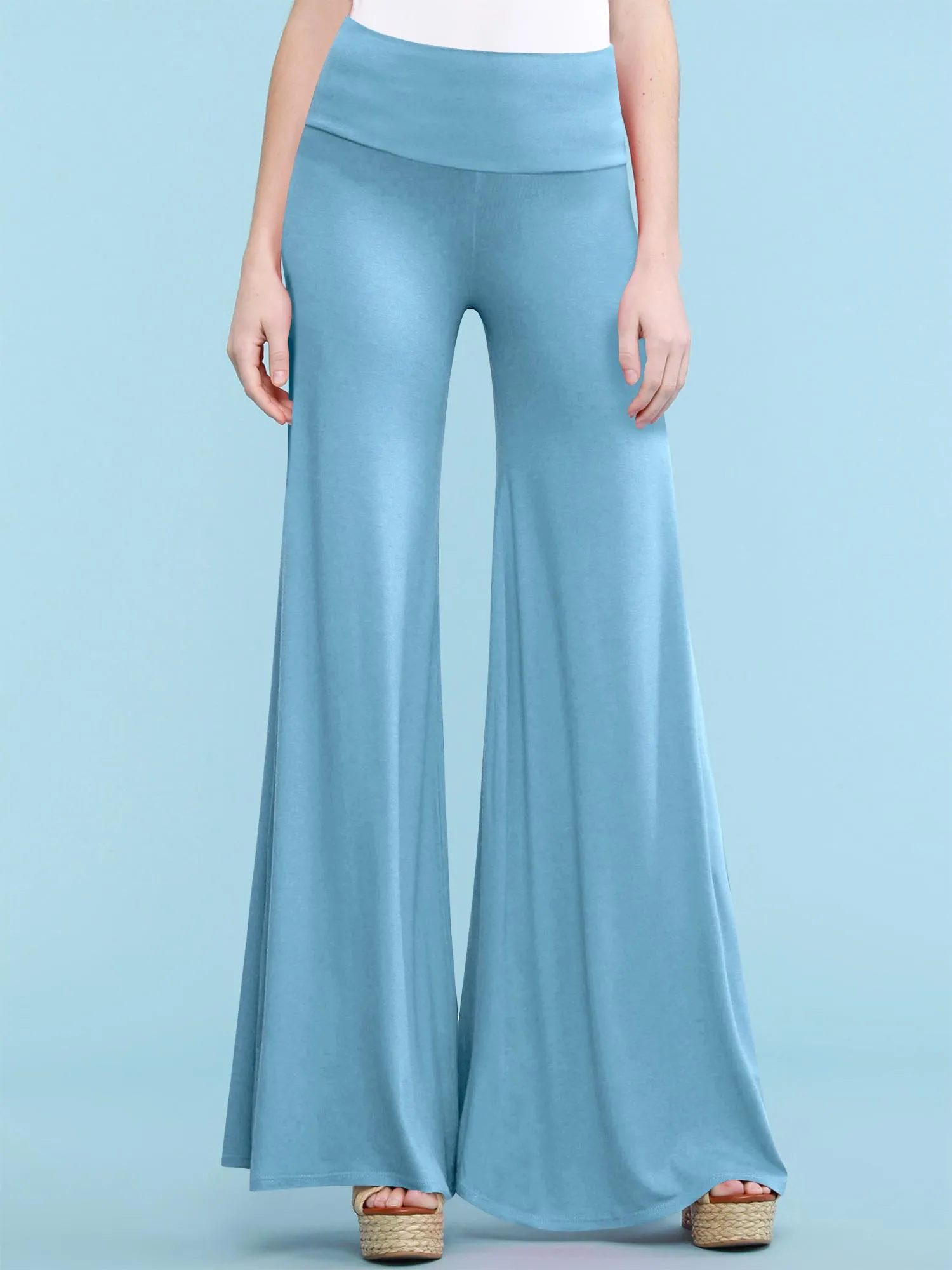 Women's Casual Comfy Wide Leg Palazzo Lounge Pants