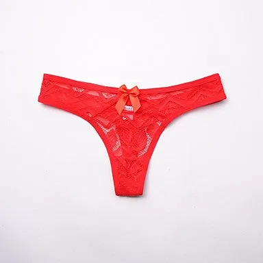 Women's Lace Cotton Super Sexy G-strings thongs Panties