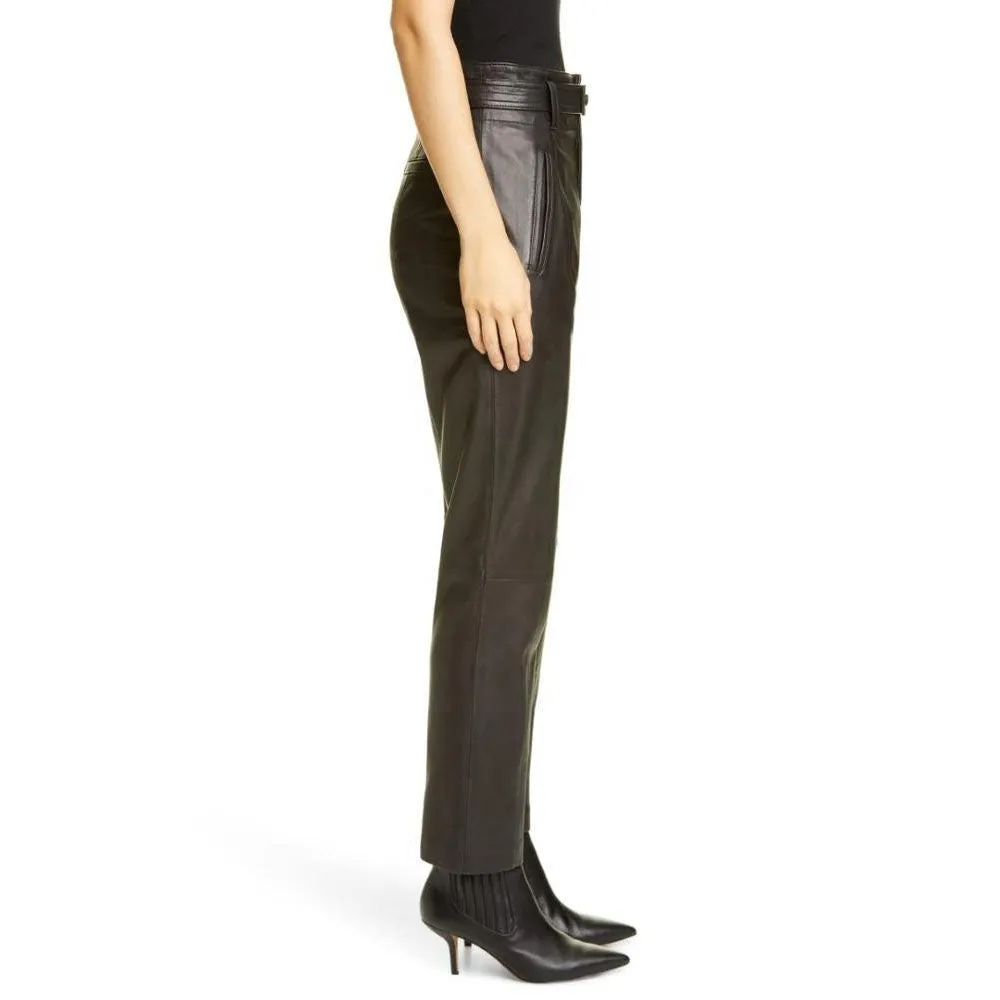 Women's Leather Trousers - Effi