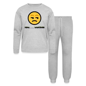 Yeah Whatever Lounge Wear Set by Bella   Canvas