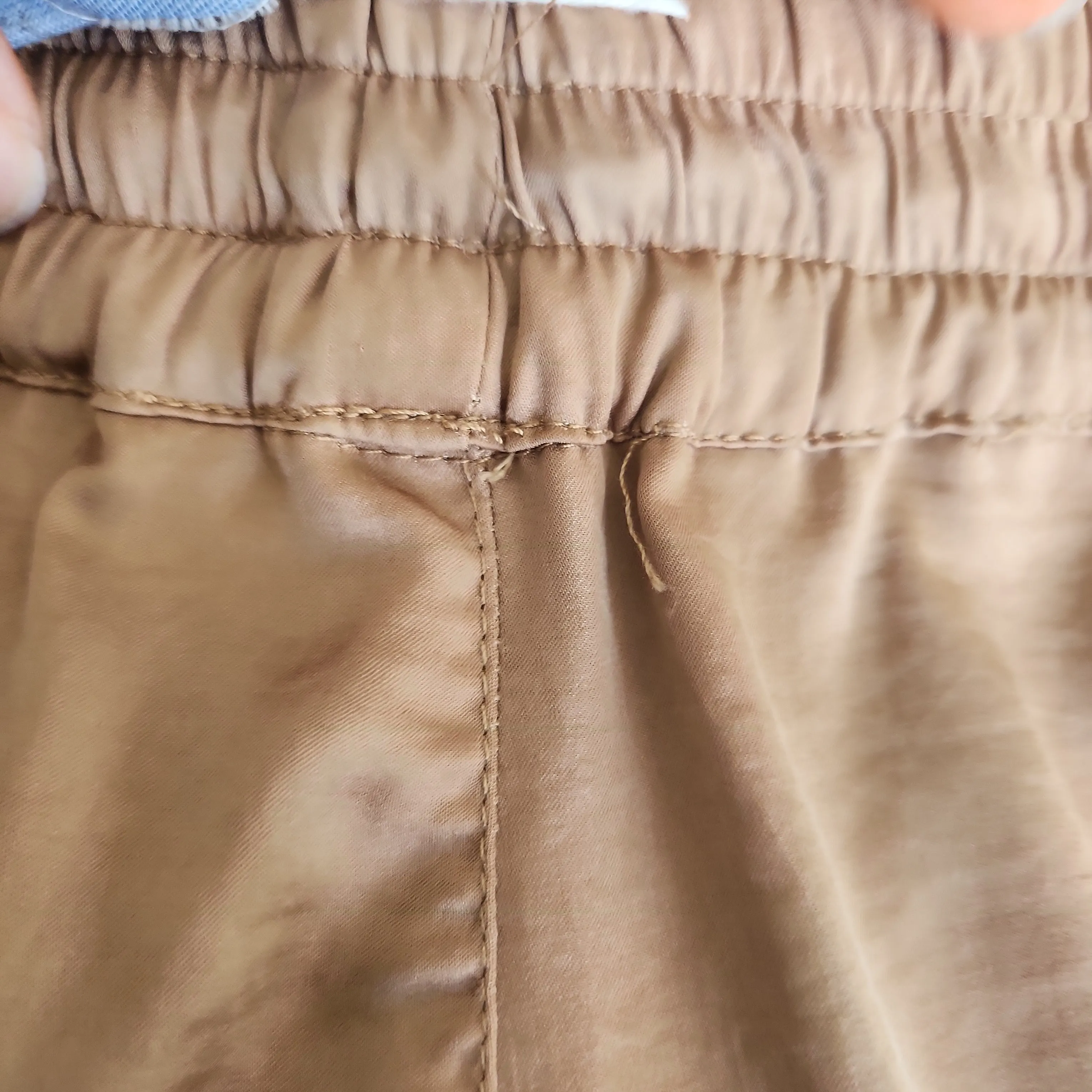 ZARA Brown Satin Pants | Pre Loved |