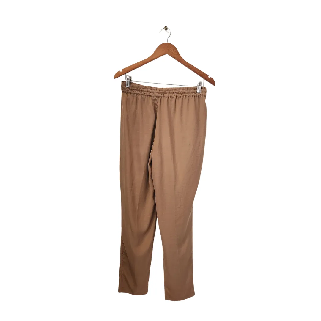 ZARA Brown Satin Pants | Pre Loved |